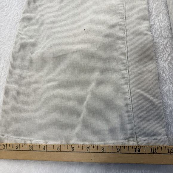ROLLA'S Eastcoast Flare High Rise Corduroy PANTS WOMEN 27 VANILLA STRETCH - Picture 4 of 12